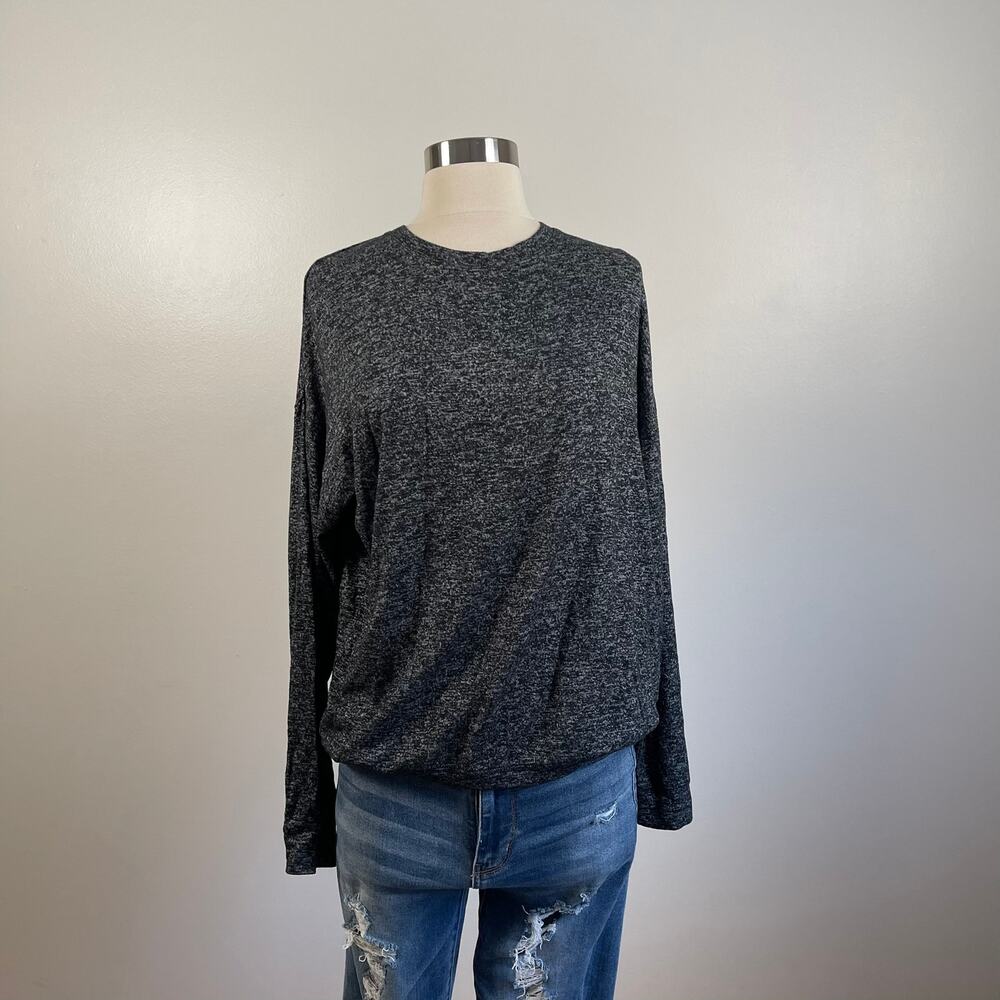 Athleta • Mindful Pullover Charcoal Heather